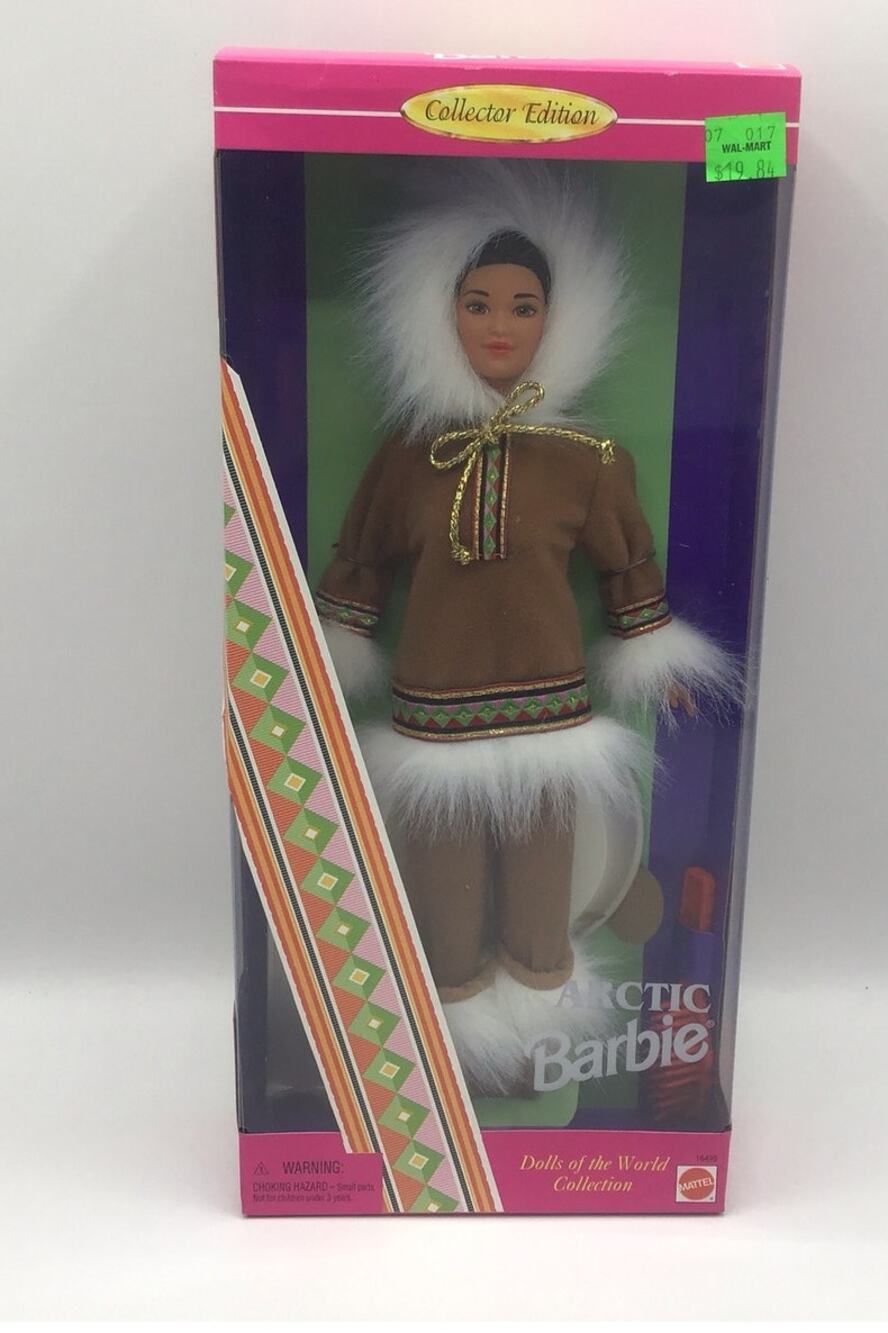 Vintage 1996 Arctic Barbie Doll Dolls of the World Mattel 16495 Collector NIB